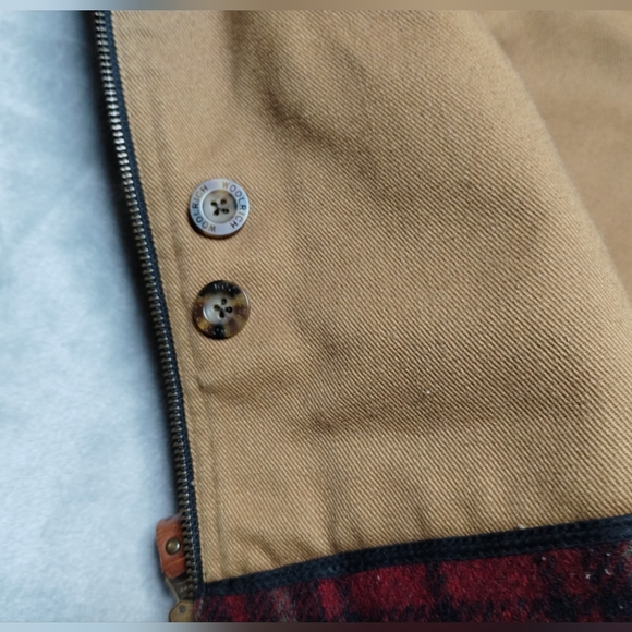 Woolrich plaid wool jacket mens size medium - Picture 9 of 16